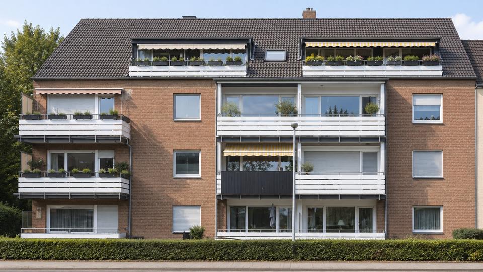 Etagenwohnung Krefeld Gellep-Stratum - 3 Zimmer, 96 m&sup2;, 285.000&euro; | Angebot:27452055
