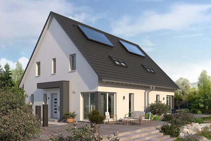 Maßgeschneiderte Doppelhaushälfte in Neuss - Flexibles Wohnen mit nachhaltiger Wärmepumpe und allkauf Servicekomfort - Haus Neuss Holzheim | Angebot:27438494