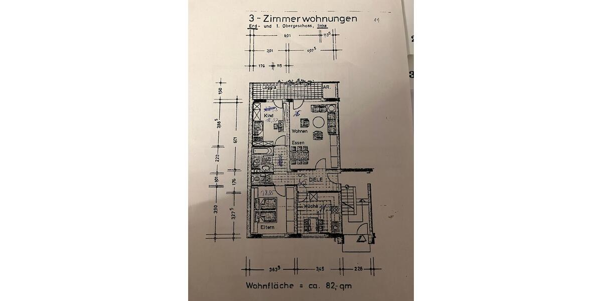 Hochparterre Grevenbroich Hemmerden - 3 Zimmer, 82 m&sup2;, 269.000&euro; | Angebot:27440844