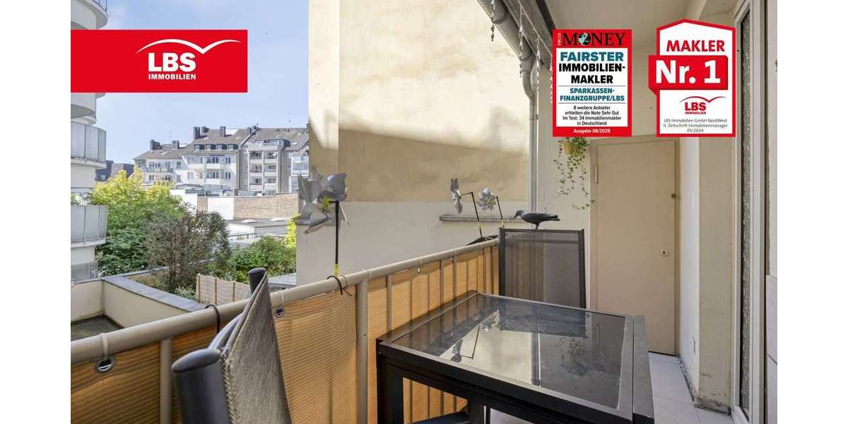 Etagenwohnung Düsseldorf Pempelfort - 2 Zimmer, 62 m&sup2;, 290.000&euro; | Angebot:26962332