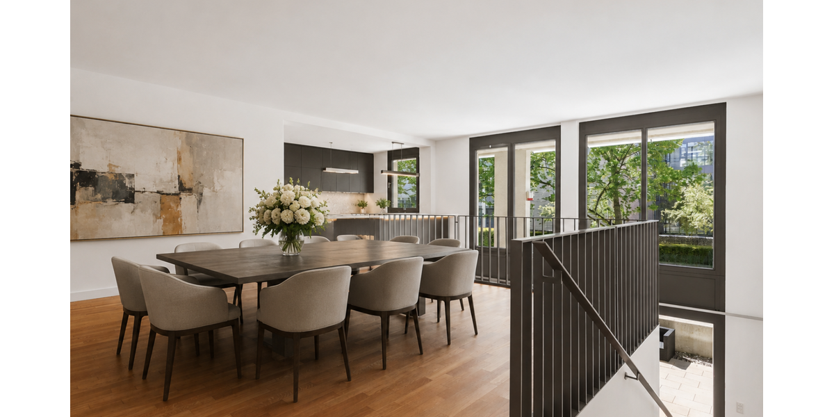 Etagenwohnung Düsseldorf Lörick - 6 Zimmer, 240 m&sup2;, 2.300.000&euro; | Angebot:26765082