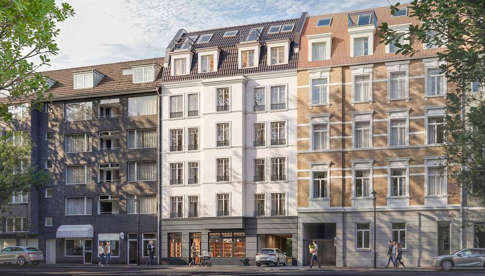 Etagenwohnung Düsseldorf Flingern Nord - 3 Zimmer, 73 m&sup2;, 659.000&euro; | Angebot:27455121