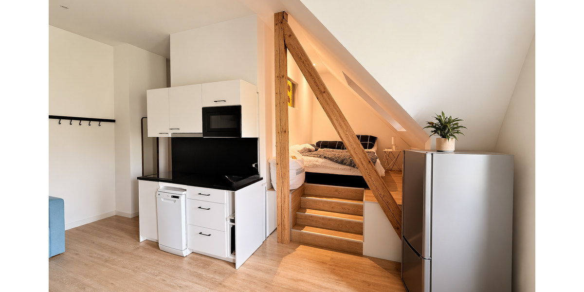 Etagenwohnung Düsseldorf Oberbilk - 1.5 Zimmer, 39 m&sup2;, 179.000&euro; | Angebot:27186992