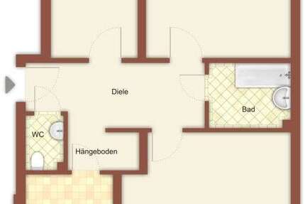 Wohnung Mönchengladbach Windberg - 3 Zimmer, 72 m&sup2;, 729&euro; | Angebot:27306222