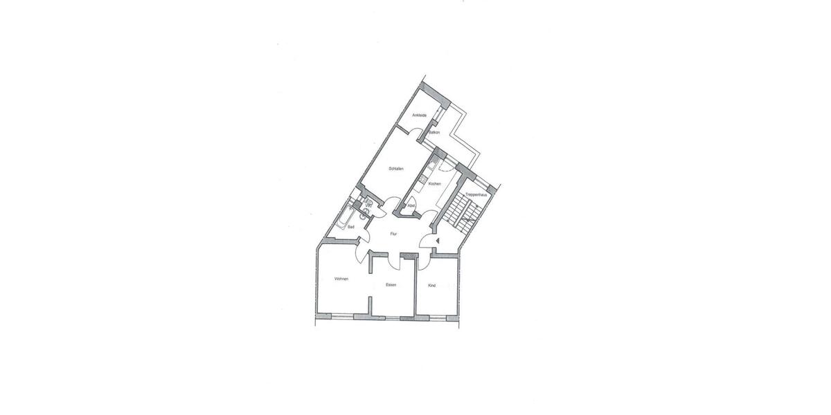Etagenwohnung Duisburg - 3.5 Zimmer, 110 m&sup2;, 990&euro; | Angebot:26365978