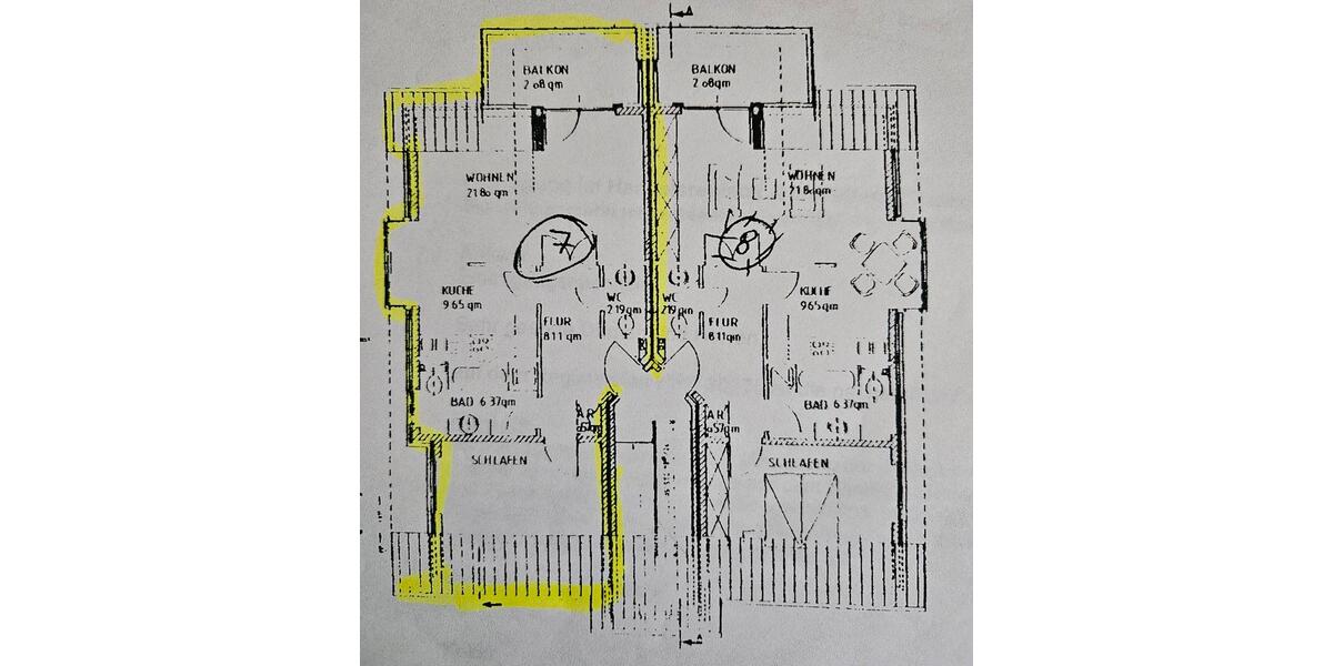Dachgeschoßwohnung Moers - 3 Zimmer, 61 m&sup2;, 230.000&euro; | Angebot:27462952