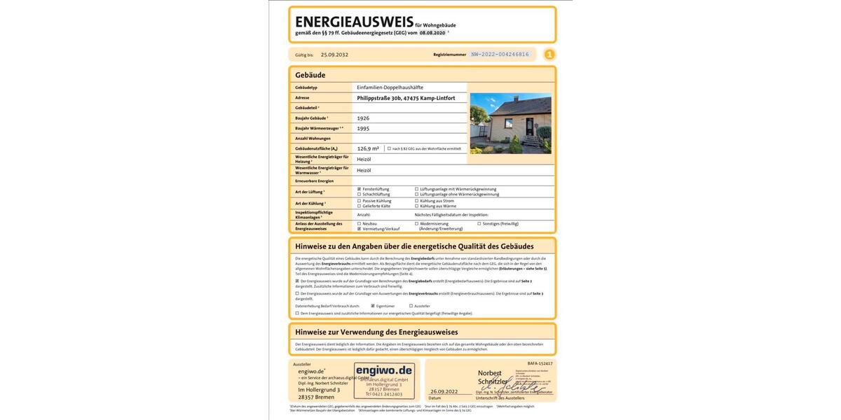 Doppelhaushälfte Kamp-Lintfort Lintfort - 4 Zimmer, 112 m&sup2;, 340.000&euro; | Angebot:27463531