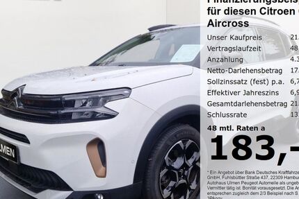 Citroen C5 Aircross 21.190 km 20.630 &euro; Düsseldorf 40233