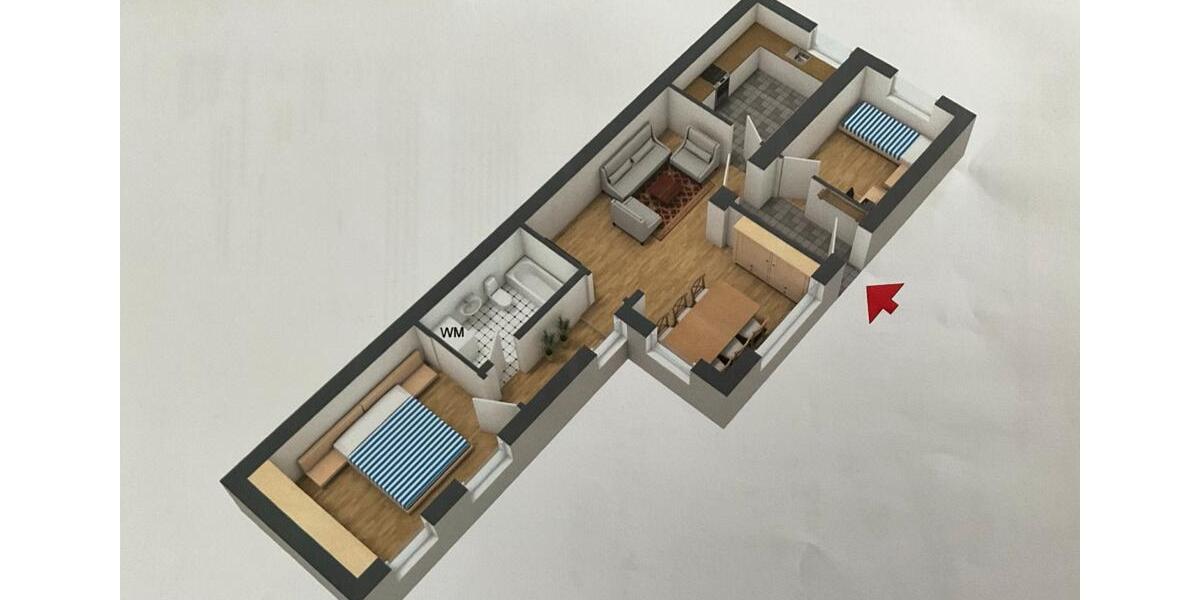 Erdgeschoßwohnung Viersen Boisheim - 3 Zimmer, 68 m&sup2;, 127.000&euro; | Angebot:27456272