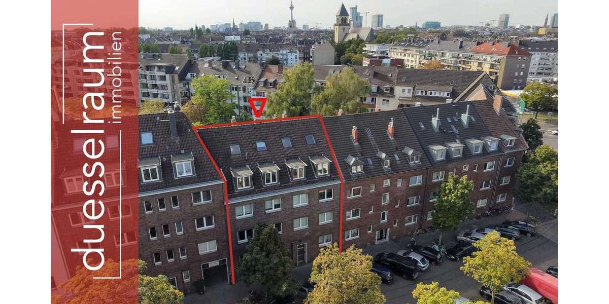 Etagenwohnung Düsseldorf Oberbilk - 2 Zimmer, 75 m&sup2;, 275.000&euro; | Angebot:27446657