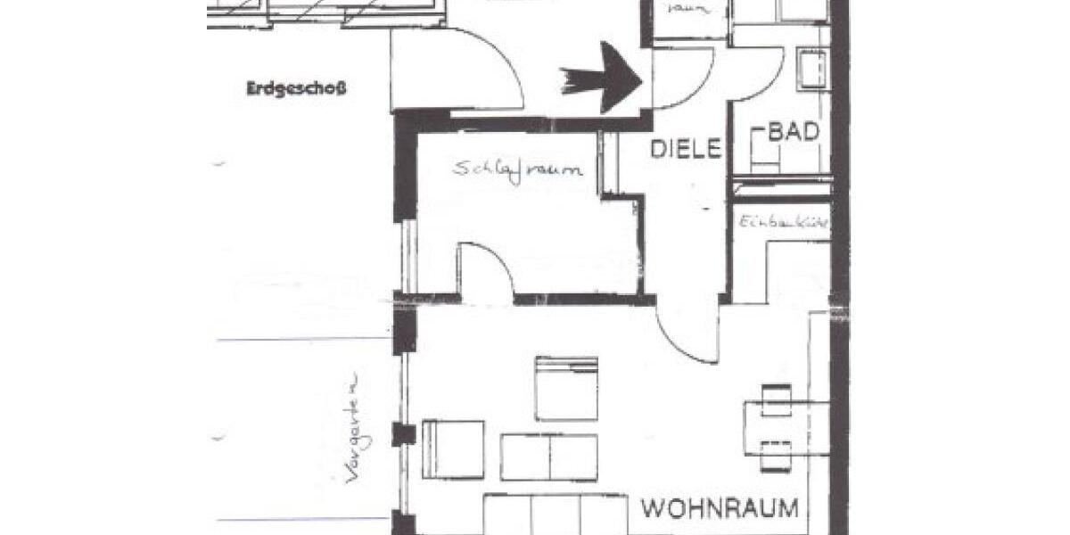 Erdgeschoßwohnung Düsseldorf Pempelfort - 2 Zimmer, 41 m&sup2;, 230.000&euro; | Angebot:27446662