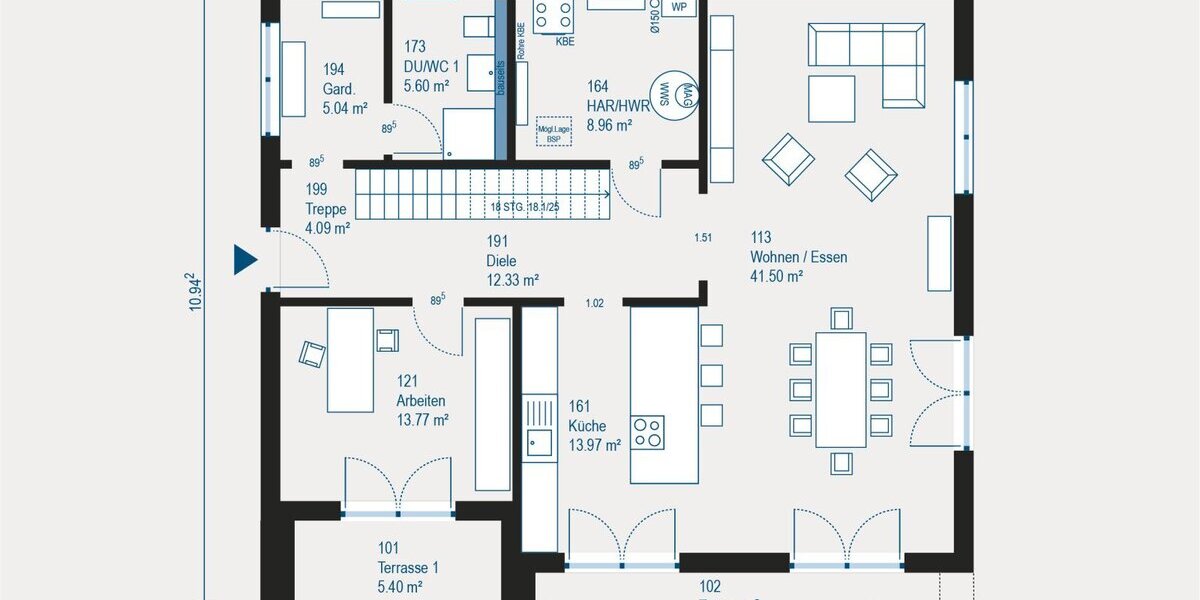 Individuelles Raumwunder - Einfamilienhaus Mönchengladbach Giesenkirchen | Angebot:27369895