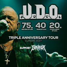 U.D.O. - Triple Anniversary Tour 2027 15.01.2027 Turbinenhalle